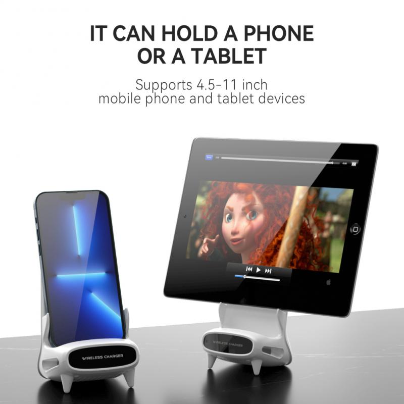 Space Chair Phone Holder Wireless Charging Station - Image 4