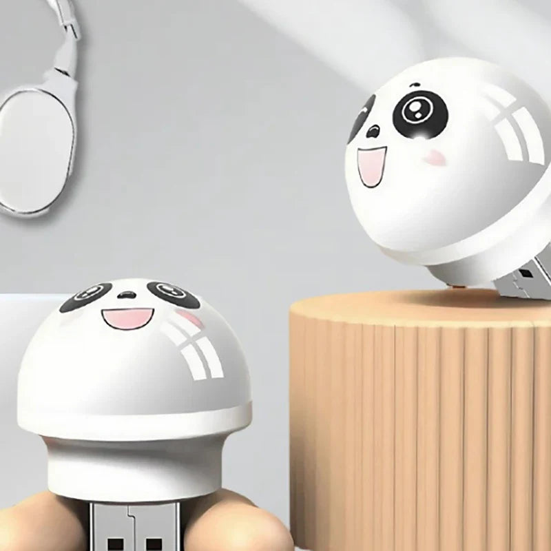 Cute Panda Voice-Controlled LED Night Lamp - Image 1