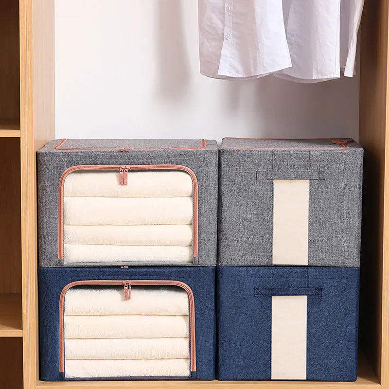 Foldable Storage Space-Saving Large Organizer Box - Image 2