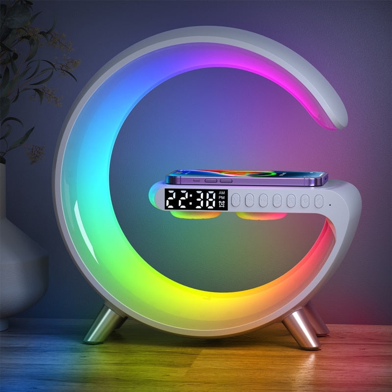 Smart Aurora Wireless Charger Bluetooth Speaker - Image 2