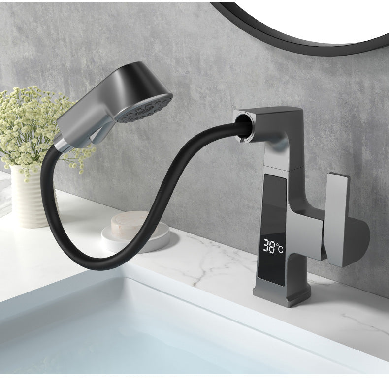 Elegant Temperature Display Smart Faucet - Image 1