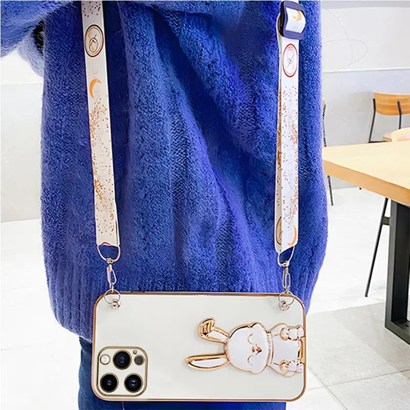 3D Rabbit Ear iPhone Holder Case - Image 6