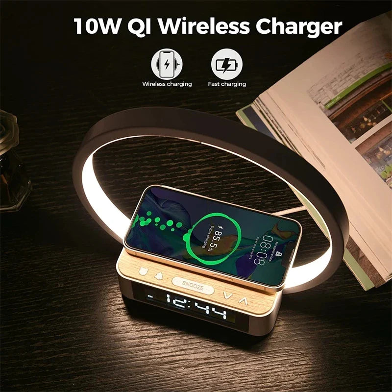 Night Circle Wireless Charger Interactive Lamp - Image 3