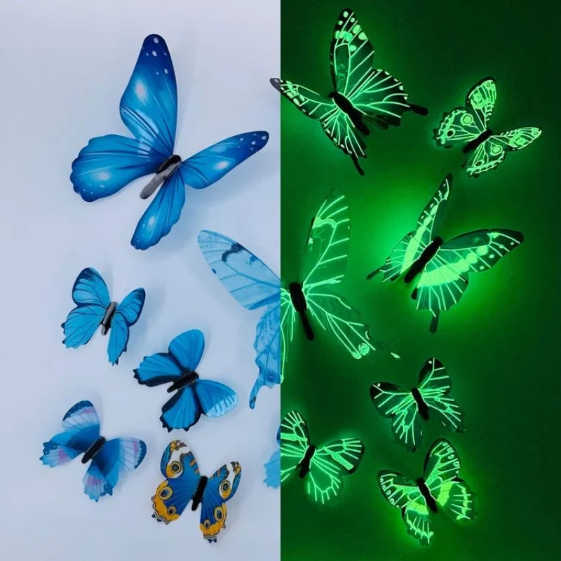 3D Wall Art Magical Luminous Butterfly - Image 0