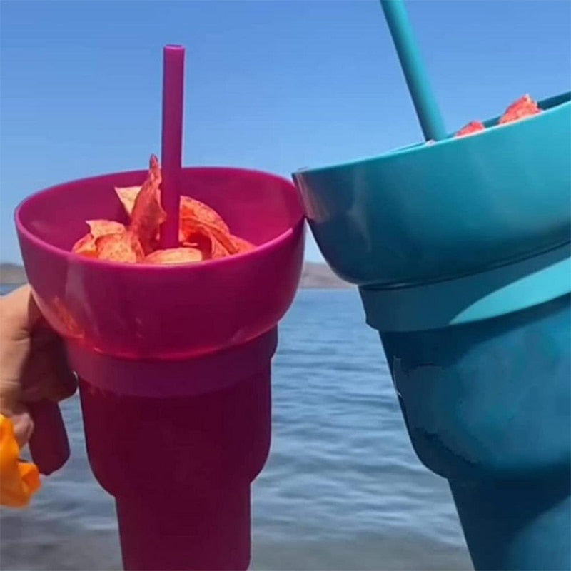 2in1 Snack Holder Drink Cup - Image 2