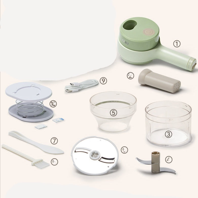 2in1 Portable Vegetable Slicer Blender - Image 9