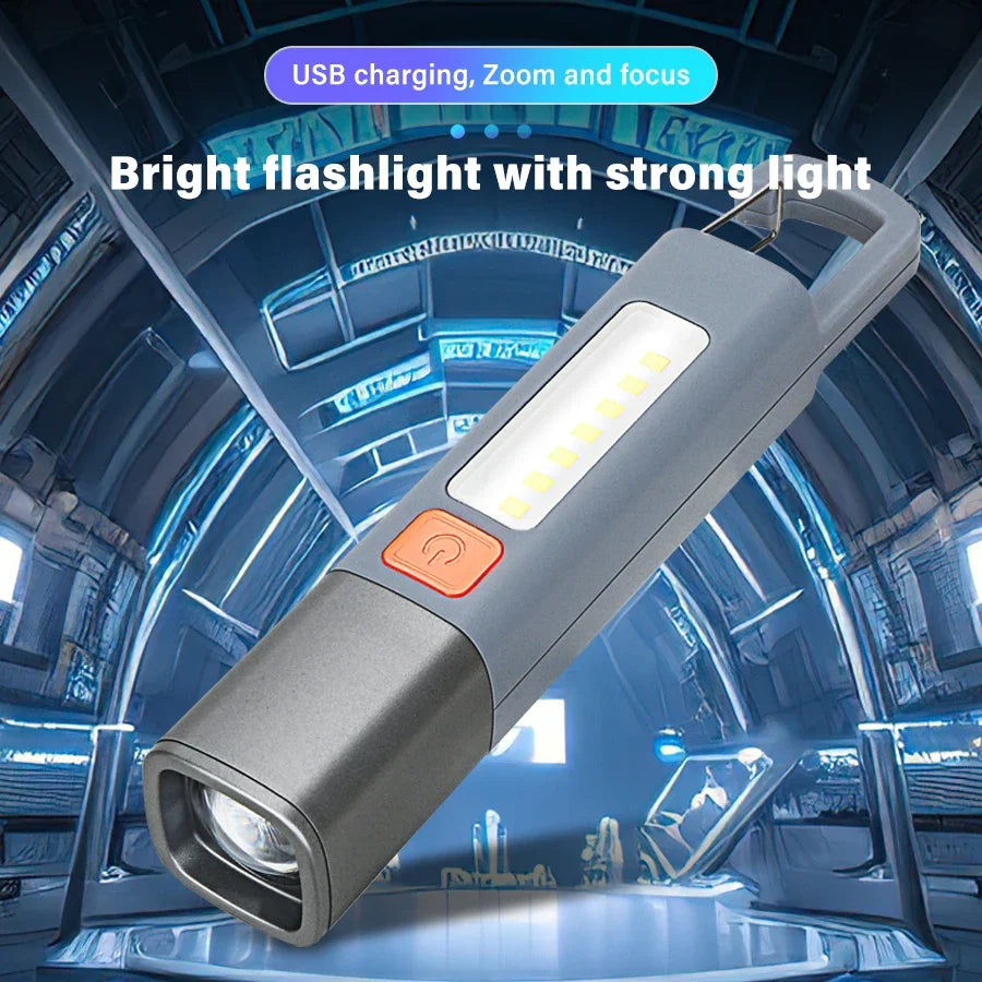 Ultra-Bright Long Shot USB Rechargeable Flashlight - Image 1