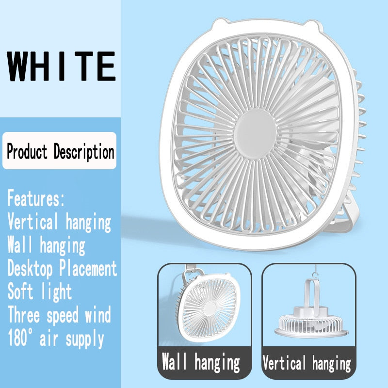 Compact Easy Mini Night Lamp USB Air Cooler - Image 8