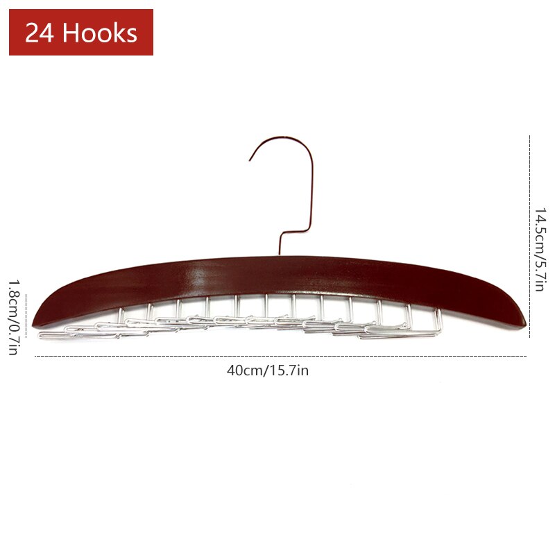 Wooden Space Saving Multi Organizer Hanger - Image 9