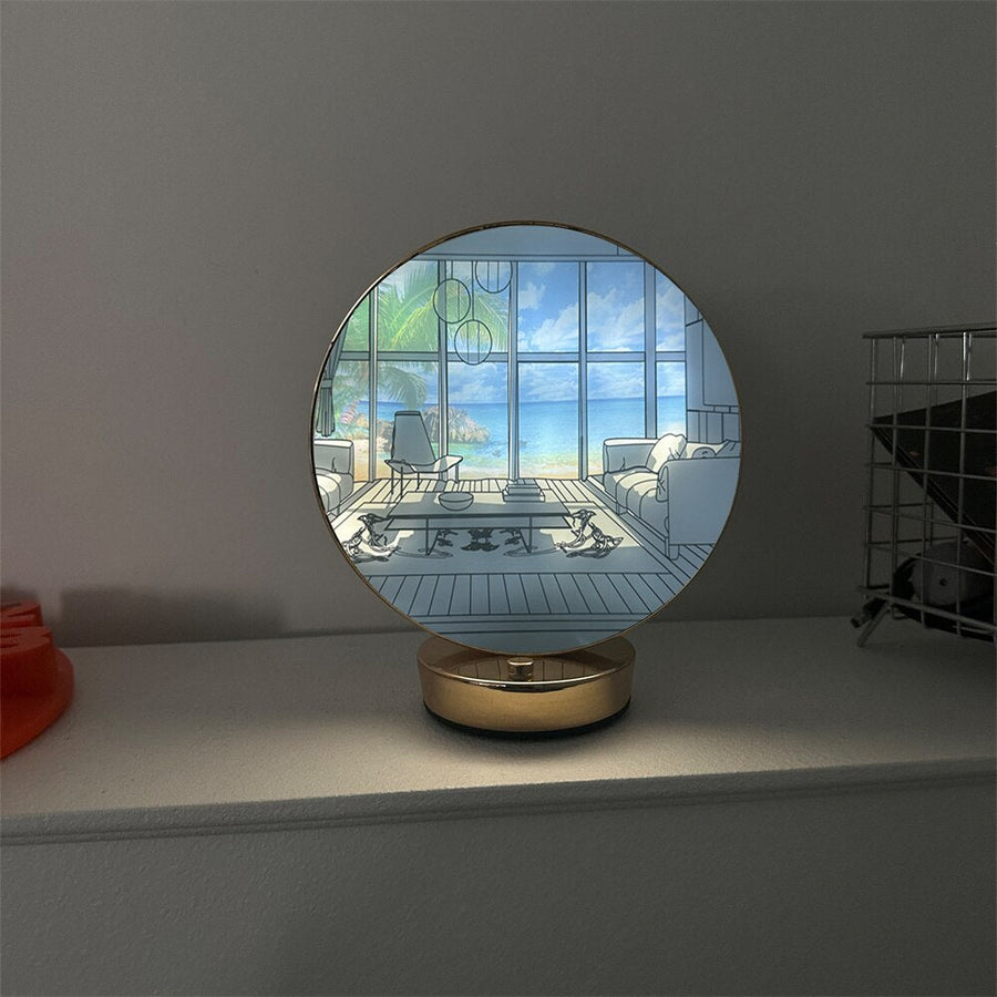 Creative Artistic Orb Painting Table Lamp - Image 4