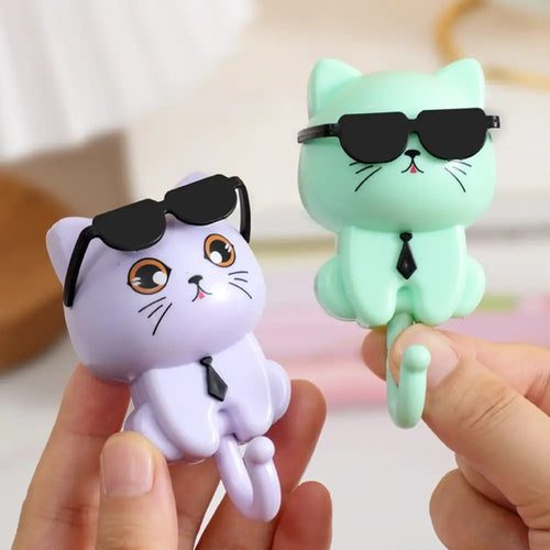 Cool Cat Sunglasses Wall Hooks - Image 0