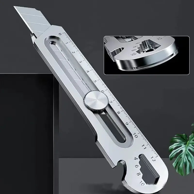 6in1 Multipurpose Stainless Steel Retractable Heavy Duty Snap-Off Blade - Image 0