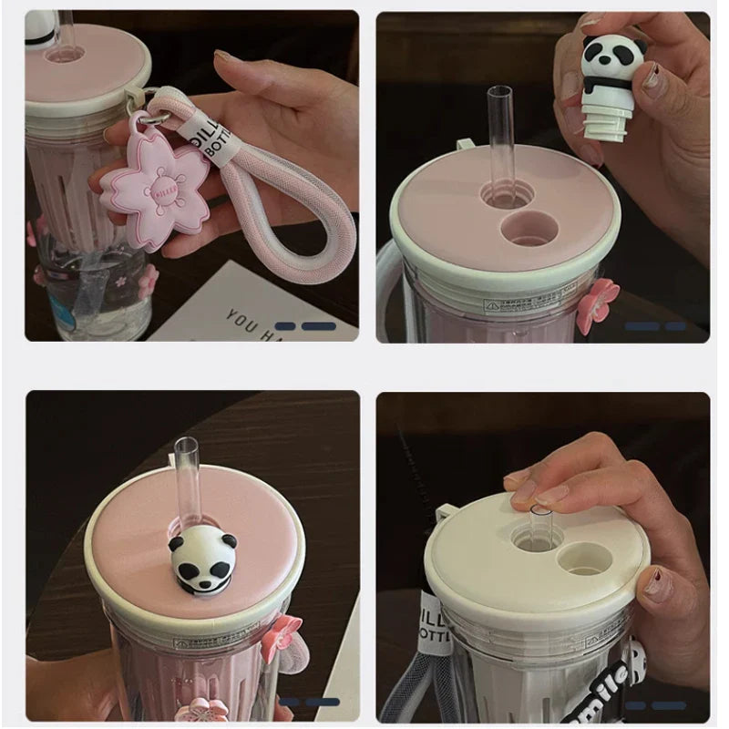 Cute Panda Water Bottle - Image 5
