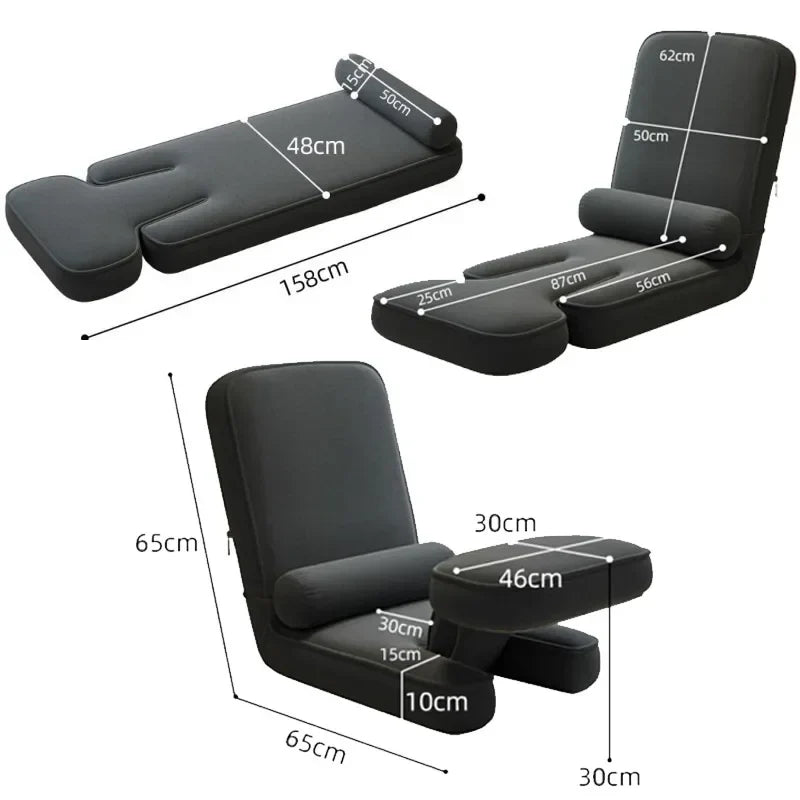 Modern Lounge Multifunctional Lazy Floor Chair - Image 5