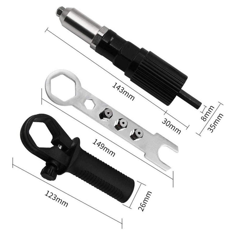 Cordless Electric Rivet Nut Gun Drill Tool - Image 9