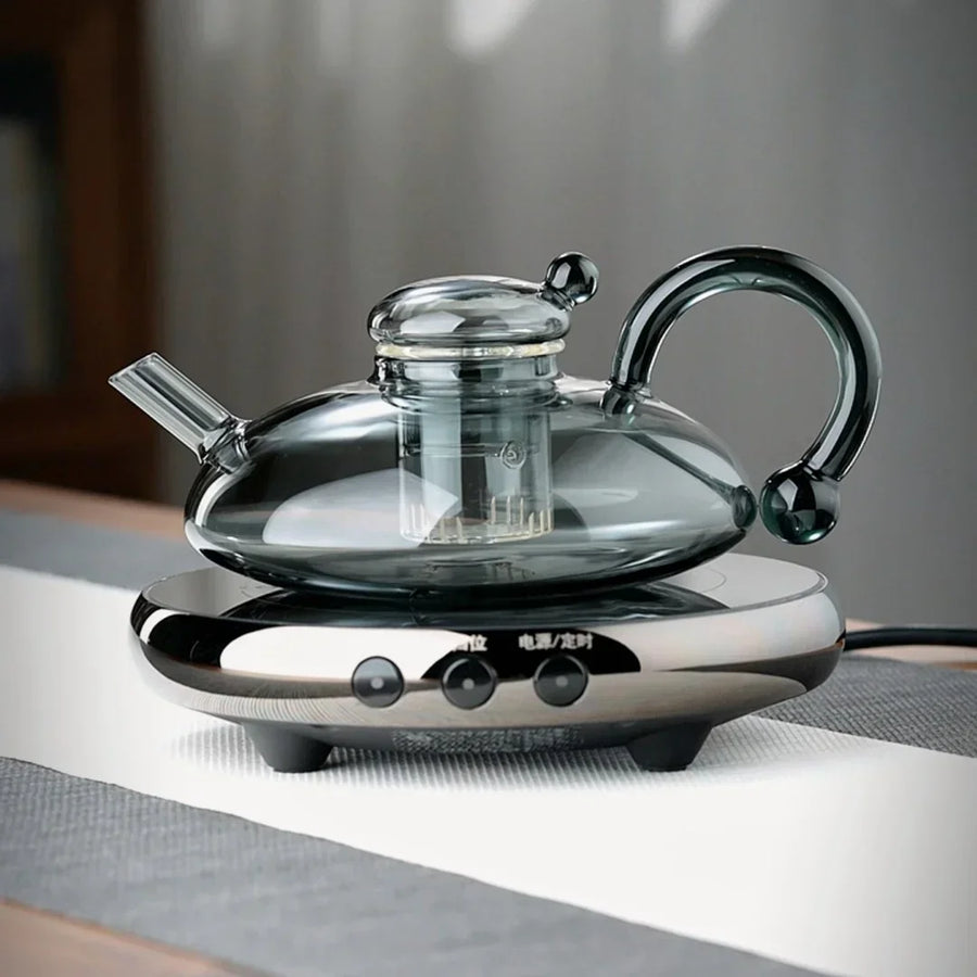 Pure Brew Aesthetic Heat-Resistant Glass Teapot - Image 7