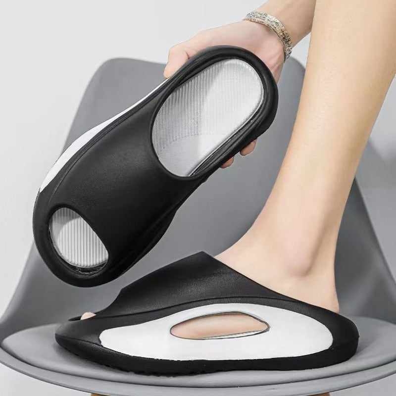 Hollow Out Futuristic Beach Slippers - Image 5