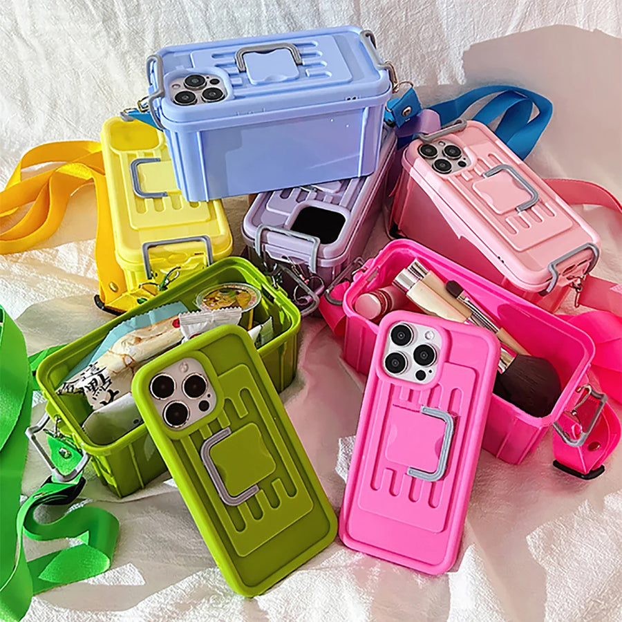 Mini Box Phone Case Crossbody Bag - Image 2