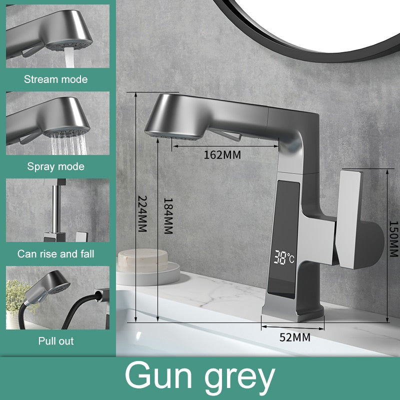 Elegant Temperature Display Smart Faucet - Image 17