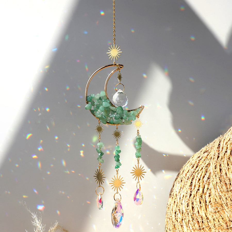 Crystal Sun Catcher Moon Decor - Image 6