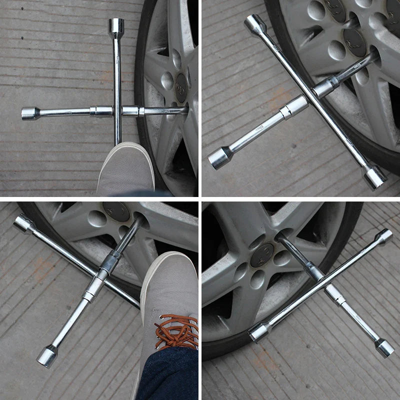 Quick Turn Compact Auto Lever Car Tire Wrench - Image 3