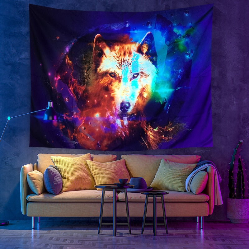 Colorful Glowing Luminous Tapestry - Image 35