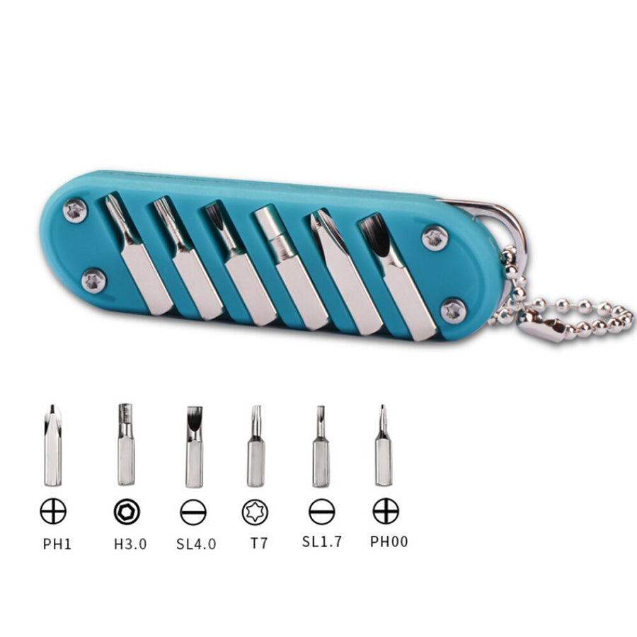 Mini Multifunctional Screwdriver Keychain Tool - Image 3