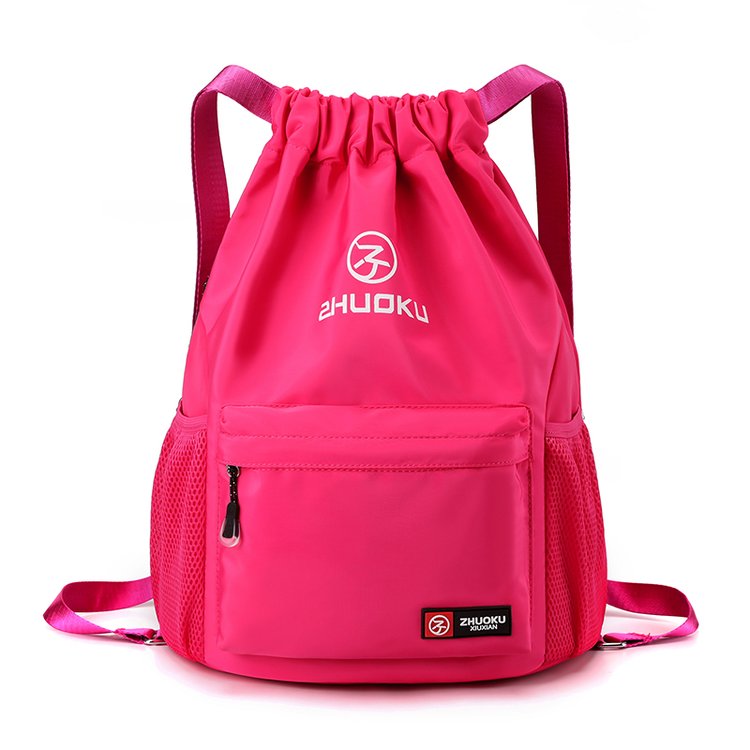Ultra Soft Drawstring Foldable Backpack - Image 7