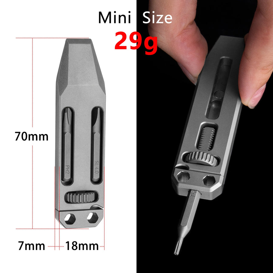 Titanium Alloy Telescopic Camping EDC Multifunctional Tool - Image 5