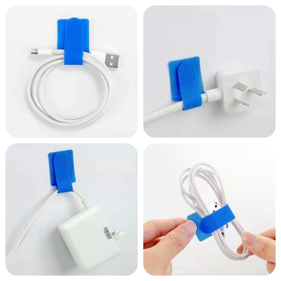 Self-Adhesive Reusable Cable Organizer Set - Image 2