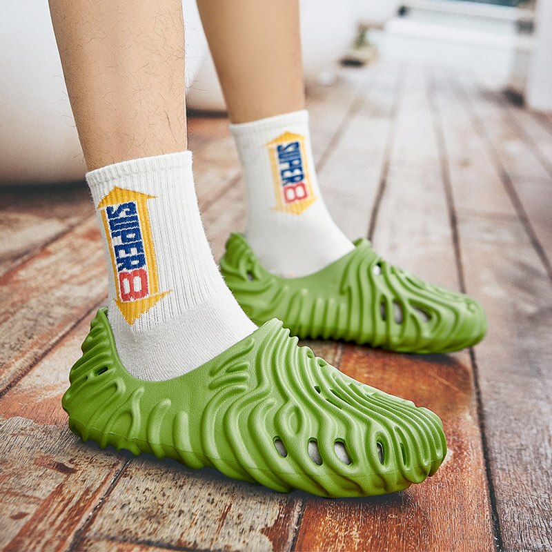 Wavy Comfy Breathable Beach Slippers - Image 2