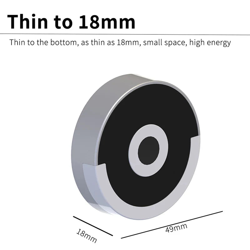 Compact Circular Touch LED Portable Night Lamp - Image 4