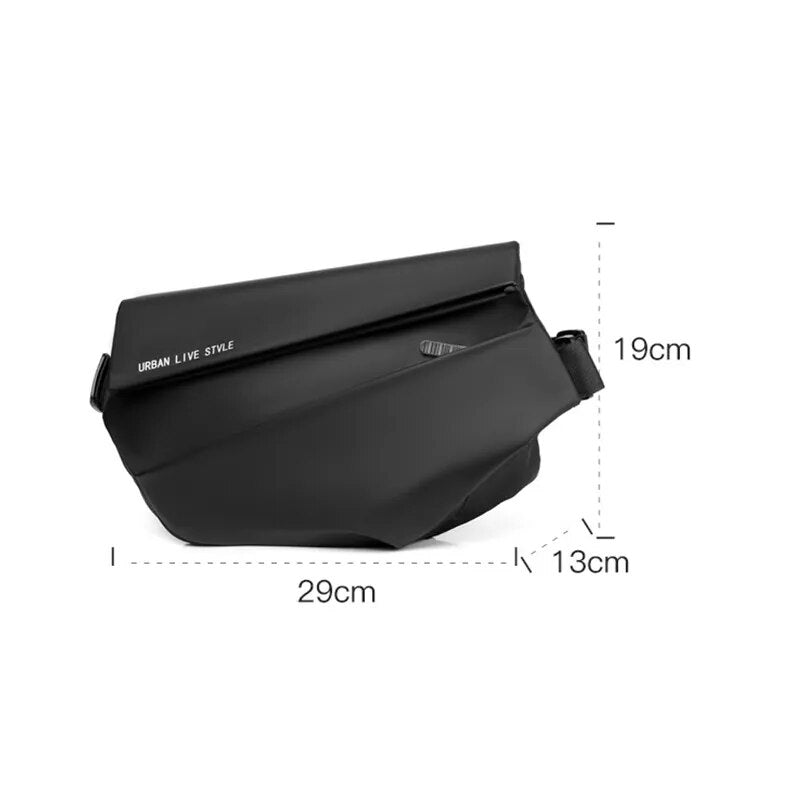 Waterproof Crossbody Street Style Shoulder Bag - Image 1