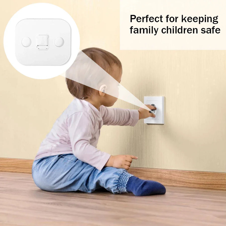 Slide Lock Protective Childproof Power Socket Cover - Image 9