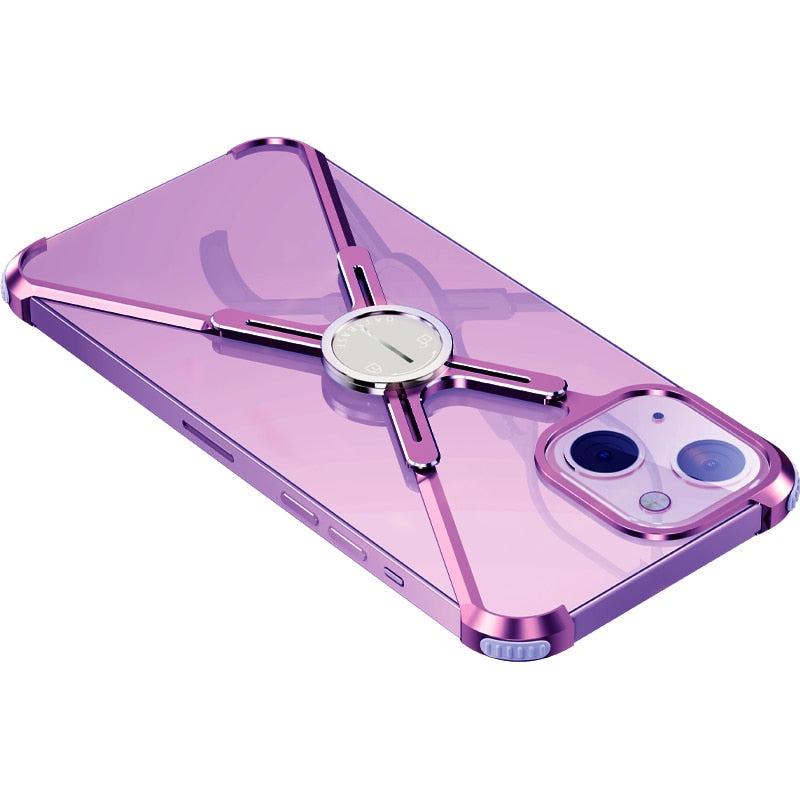 X Shaped Metal iPhone Back Cover Case - Image 7