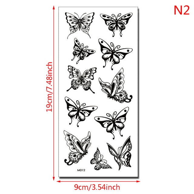 Dreamy Butterfly Temporary Tattoo - Image 6