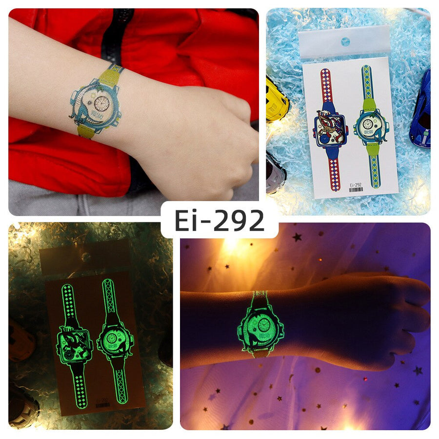 Luminous Temporary Tattoo Watch Sticker - Image 14