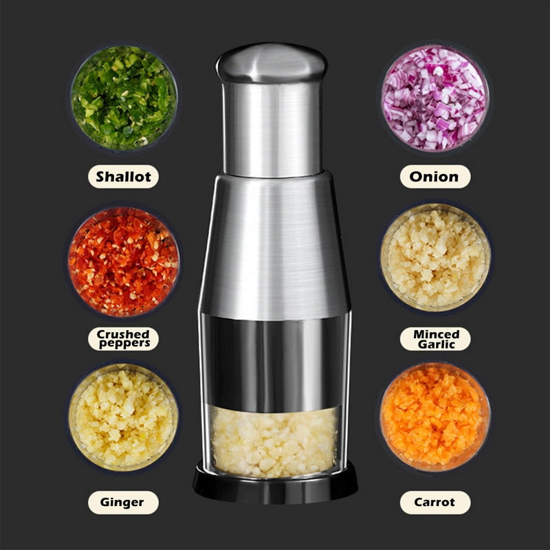 Handheld Manual Food Chopper Slicer - Image 1