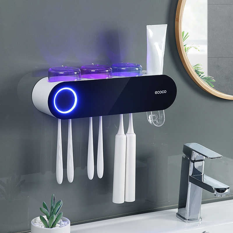 UV Sanitizer Toothbrush Holder Bathroom Organizer - Image 1