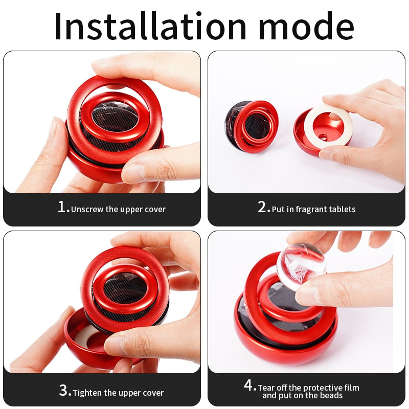 Creative Double-Ring Car Air Freshener - Image 8