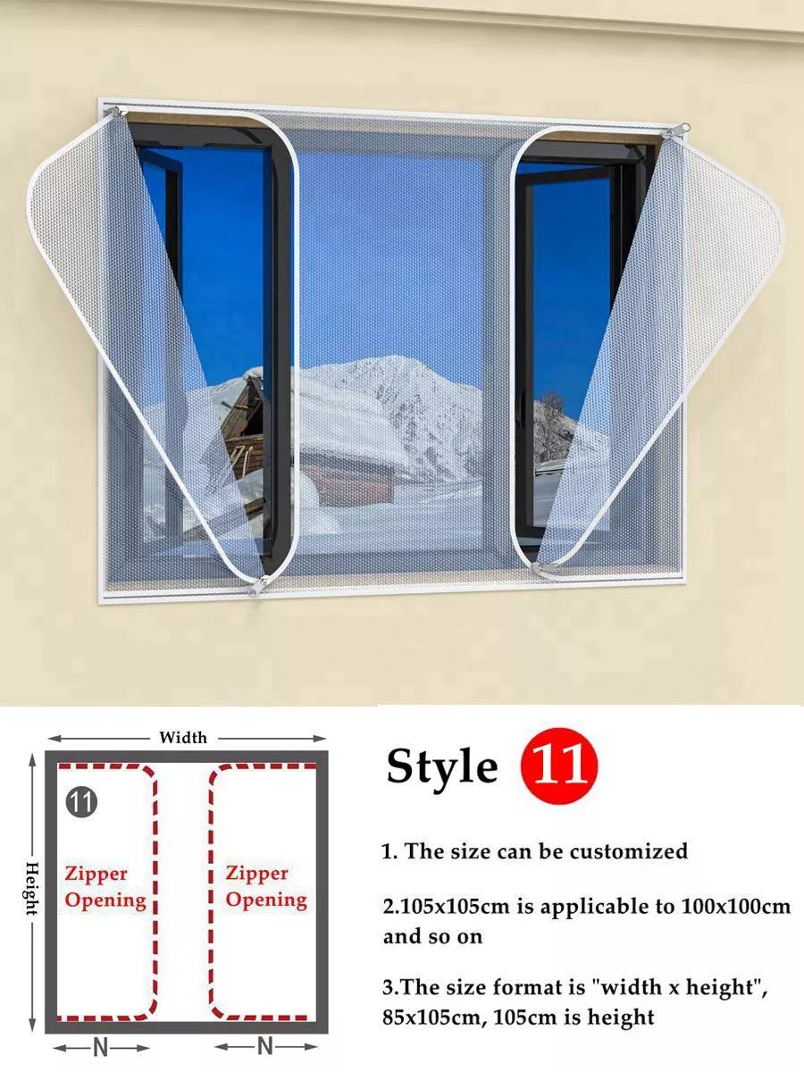 Winter Wrap Double Layer Windproof Self-Adhesive Zipper Film - Image 13