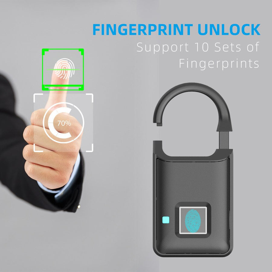 Touch Guard Smart Fingerprint Waterproof Secure Lock - Image 1