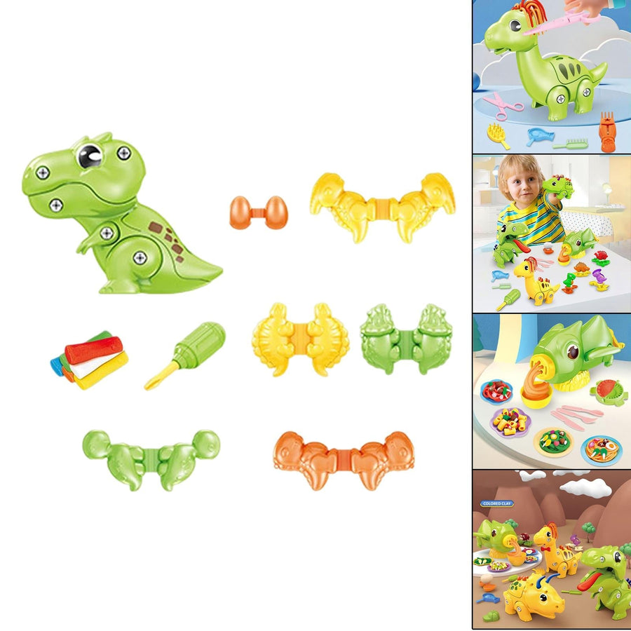 Educational Clay Modeling Dinosaur Toy Set - Image 5