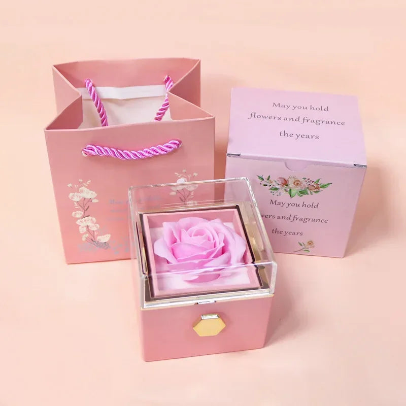 Eternal Rose Spin Display Jewelry Box - Image 8