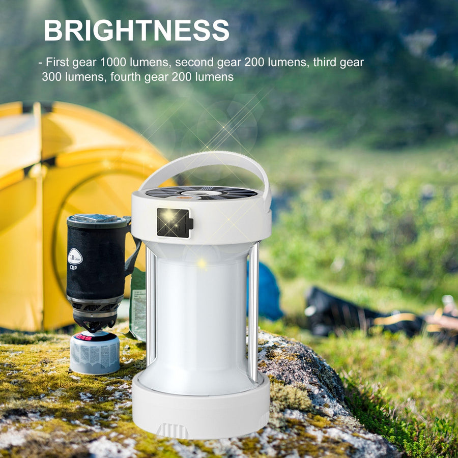 Magnetic Solar Powered Emergency Camping Light - Image 1