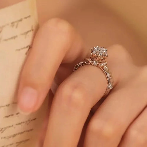 Eternal Rose Moissanite Women Ring - Image 0