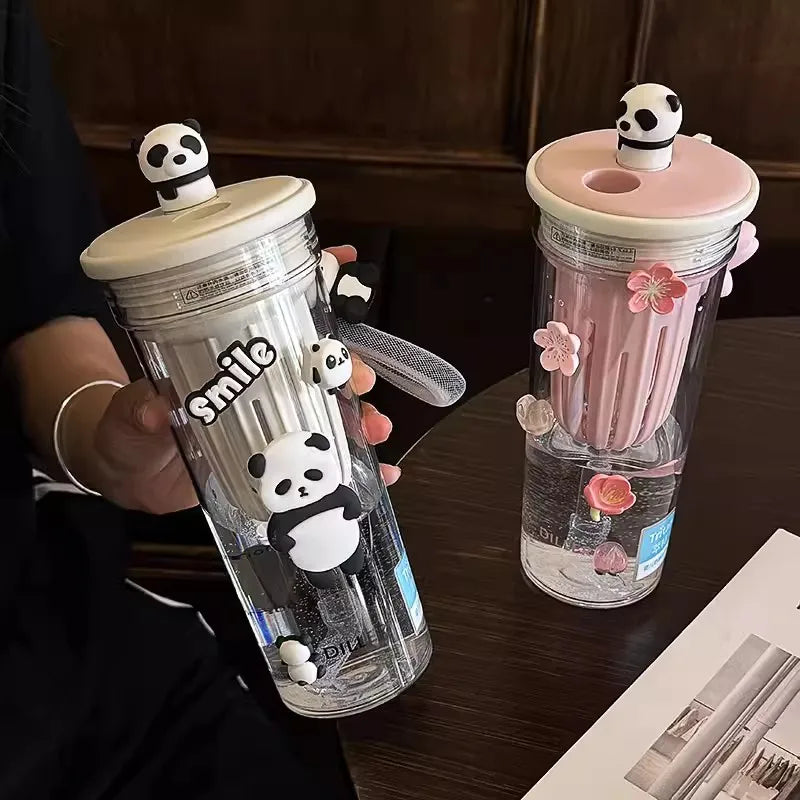 Cute Panda Water Bottle - Image 4
