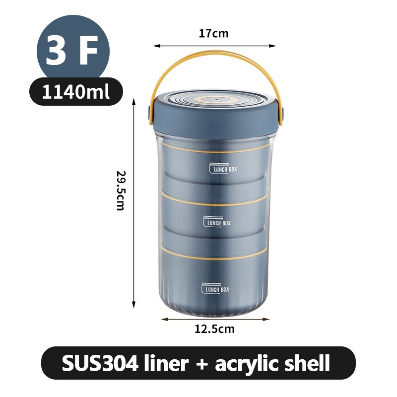 Stackable Leak-Proof Thermal Lunch Box - Image 12