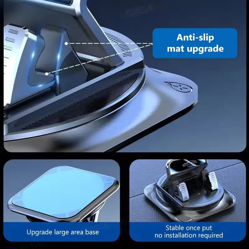 Turn Dock Rotating Dashboard Phone Mount Holder