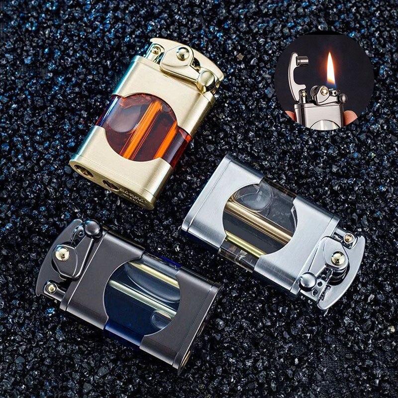 Elegant Retro Slim Metal Lighter - Image 6